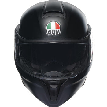 AGV Streetmodular Motorcycle Helmet - Matte Black - Large 2118296002001L