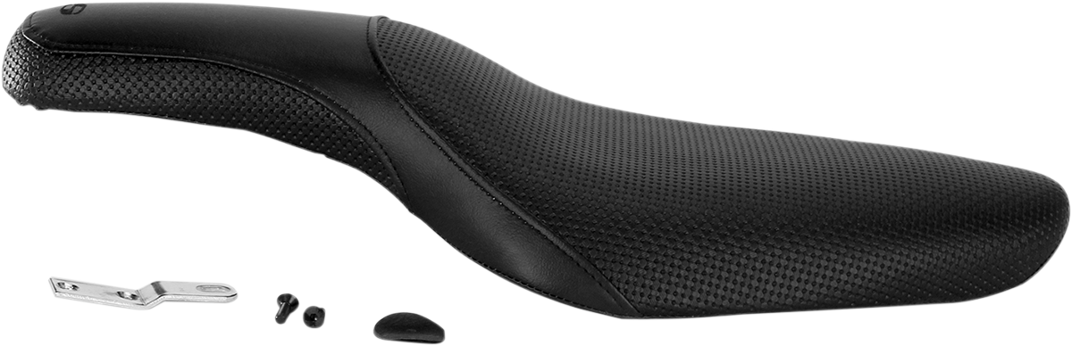 SADDLEMEN Profiler Basket-weave Seat - Black - XL '82-'03 879-03-147