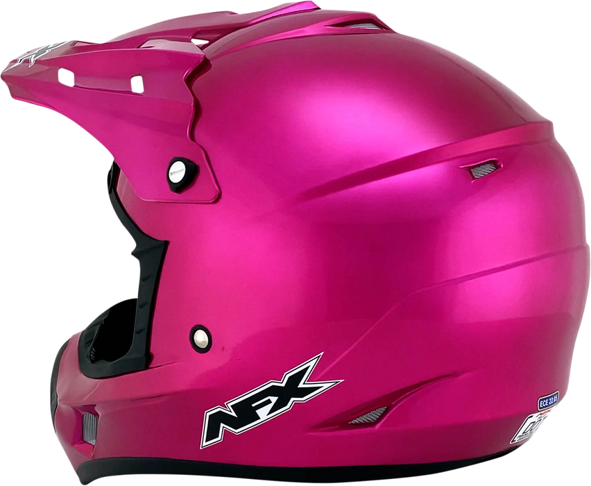 AFX FX-17Y Motorcycle Helmet - Fuchsia - Medium 0111-0947