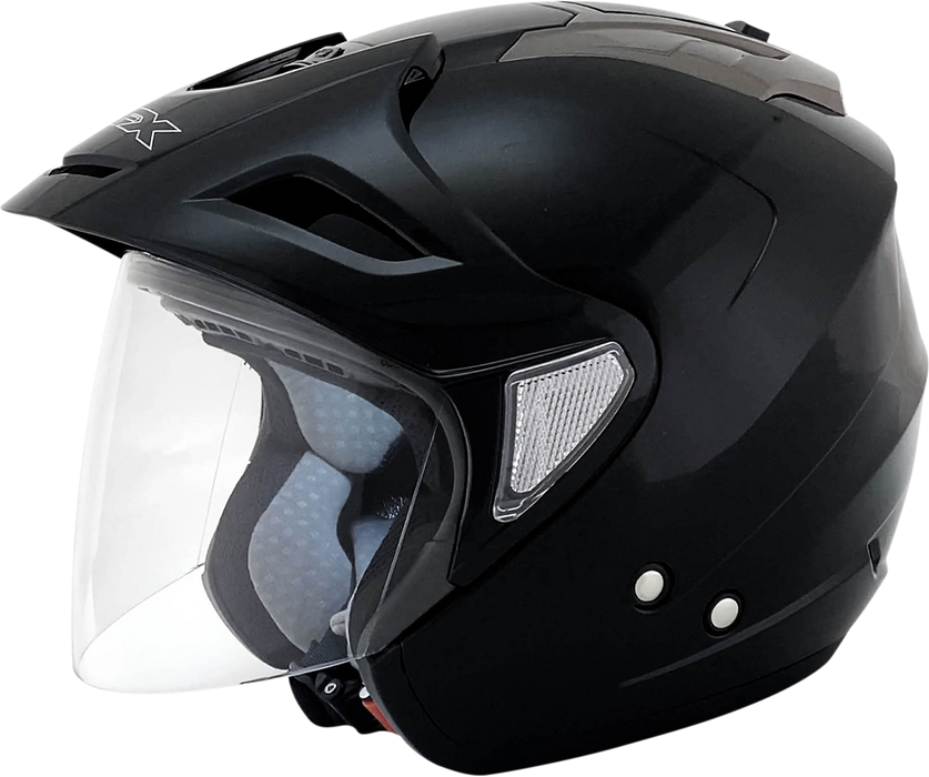 AFX FX-50 Motorcycle Helmet - Gloss Black - Small 0104-1364