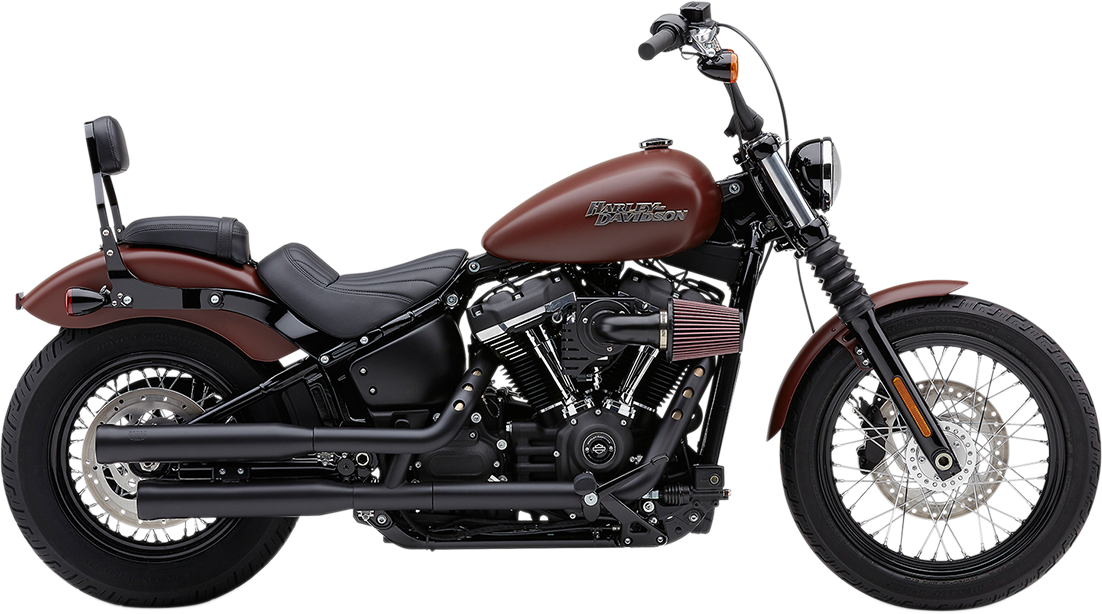 COBRA Neighbor Hater Mufflers for Softail - Black 6047B