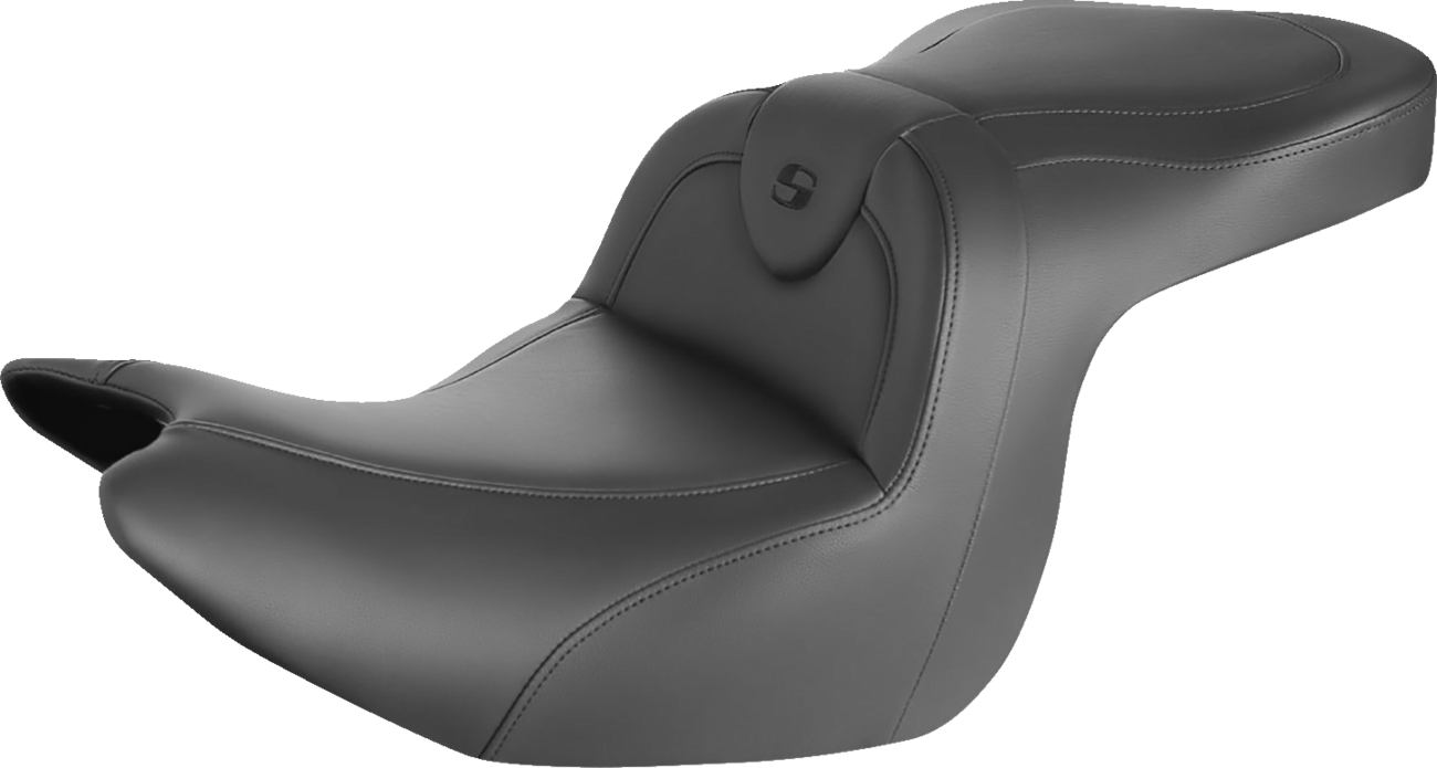 SADDLEMEN RoadSofa Seat - without Backrest - Black w/ Black Stitching - GL1800 '18-'23 H18-07-187