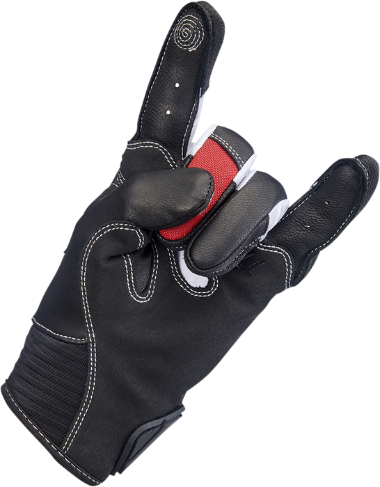 BILTWELL Bridgeport Gloves - Red - XS 1509-0801-301