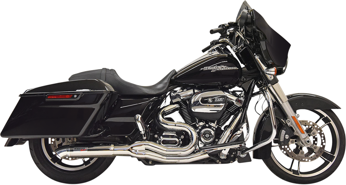 BASSANI XHAUST 2:1 Exhaust - Chrome 1F88C