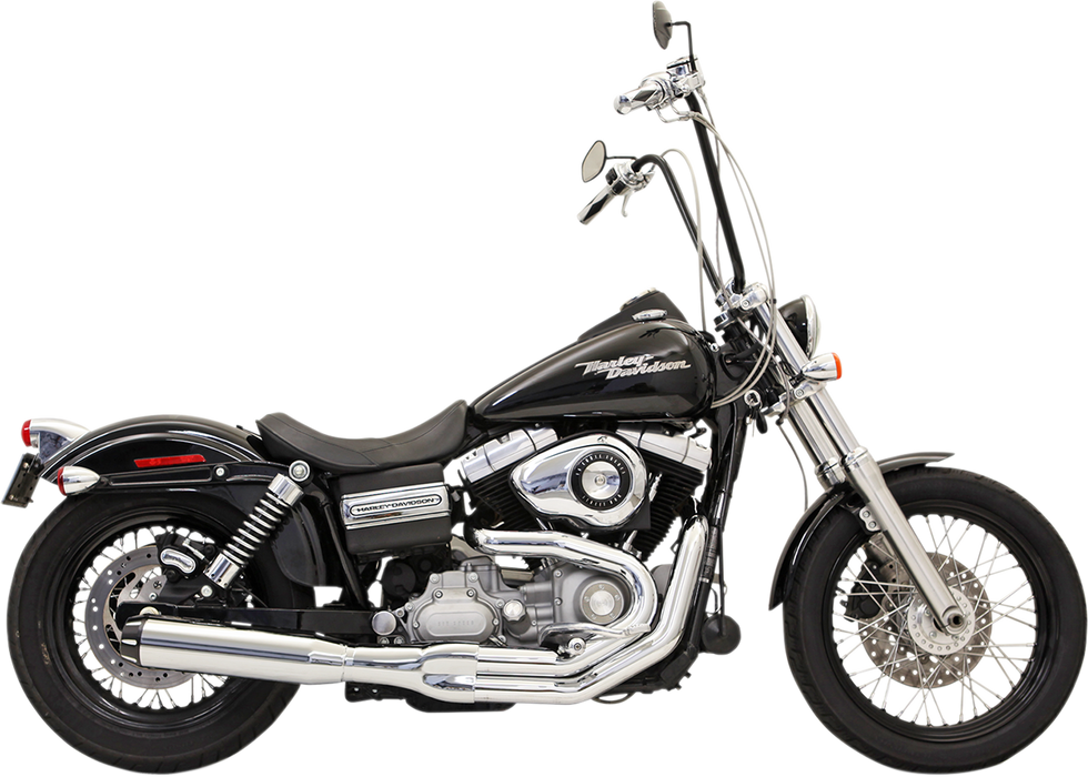 BASSANI XHAUST B1 2:1 Exhaust - Chrome 1D18R