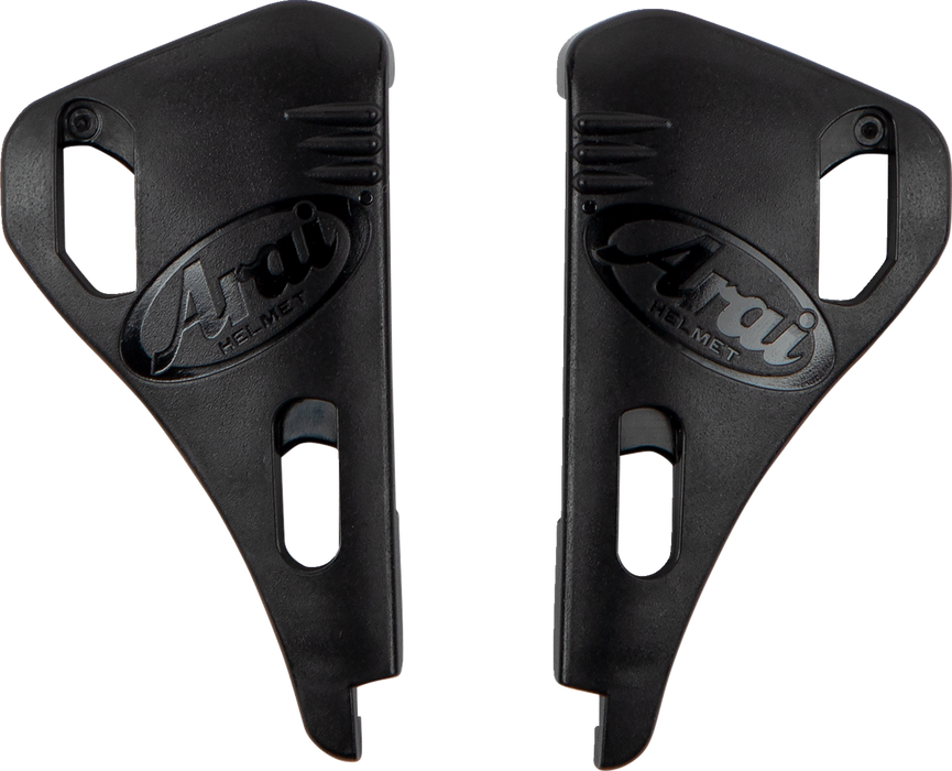 ARAI VAS-V Pivot Cover Plates - Pro Shade System - Black 11-1138