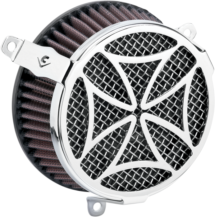 COBRA Cross Air Filter - Chrome - XL 606-0103-02