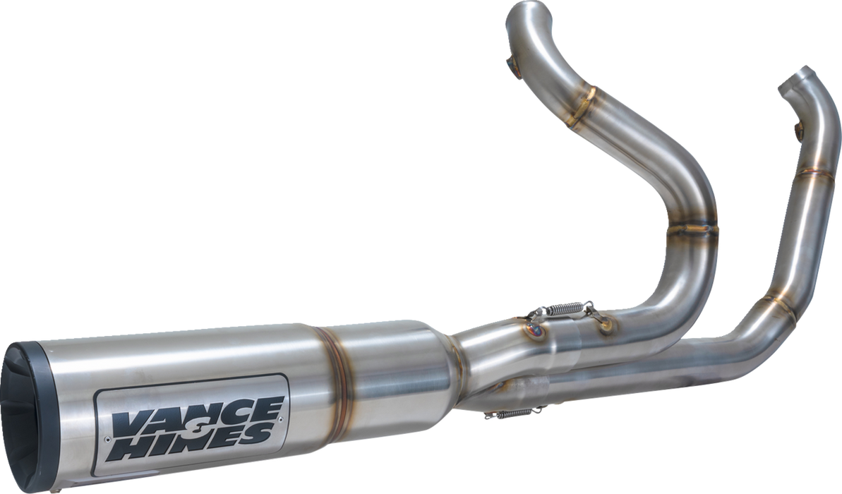 VANCE & HINES Hi-Output RR Exhaust System - Brushed 27321