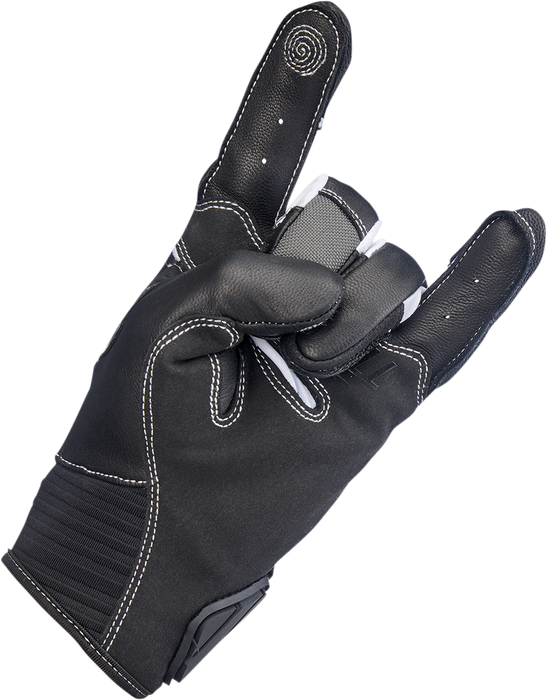 BILTWELL Bridgeport Gloves - Gray - Large 1509-1101-304