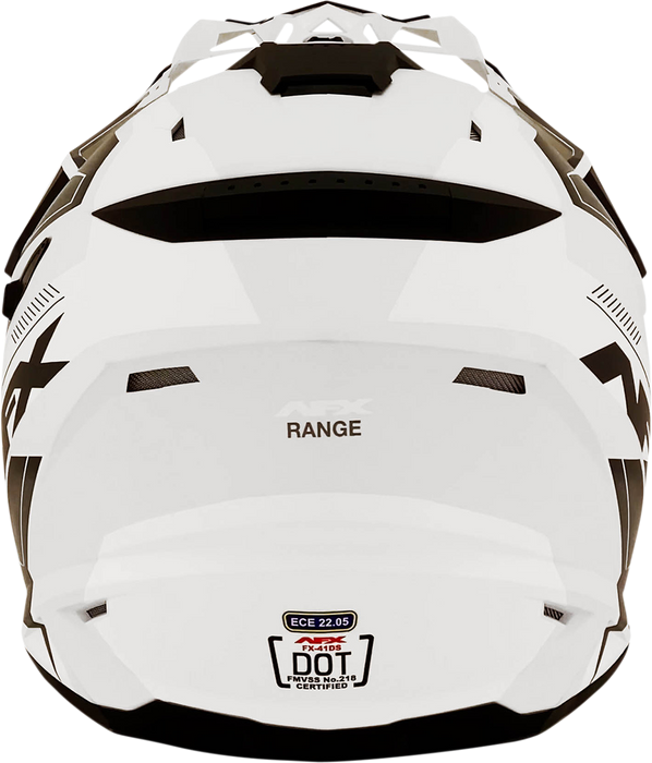 AFX FX-41 Motorcycle Helmet - Range - Matte White - 2XL 0140-0080