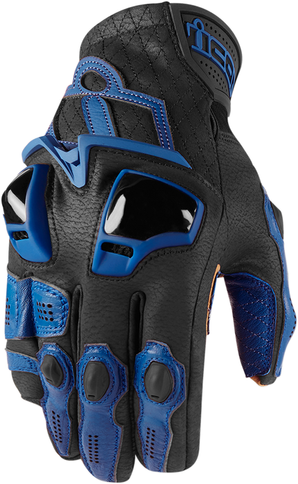 ICON Hypersport™ Short Gloves - Blue - Small 3301-3539