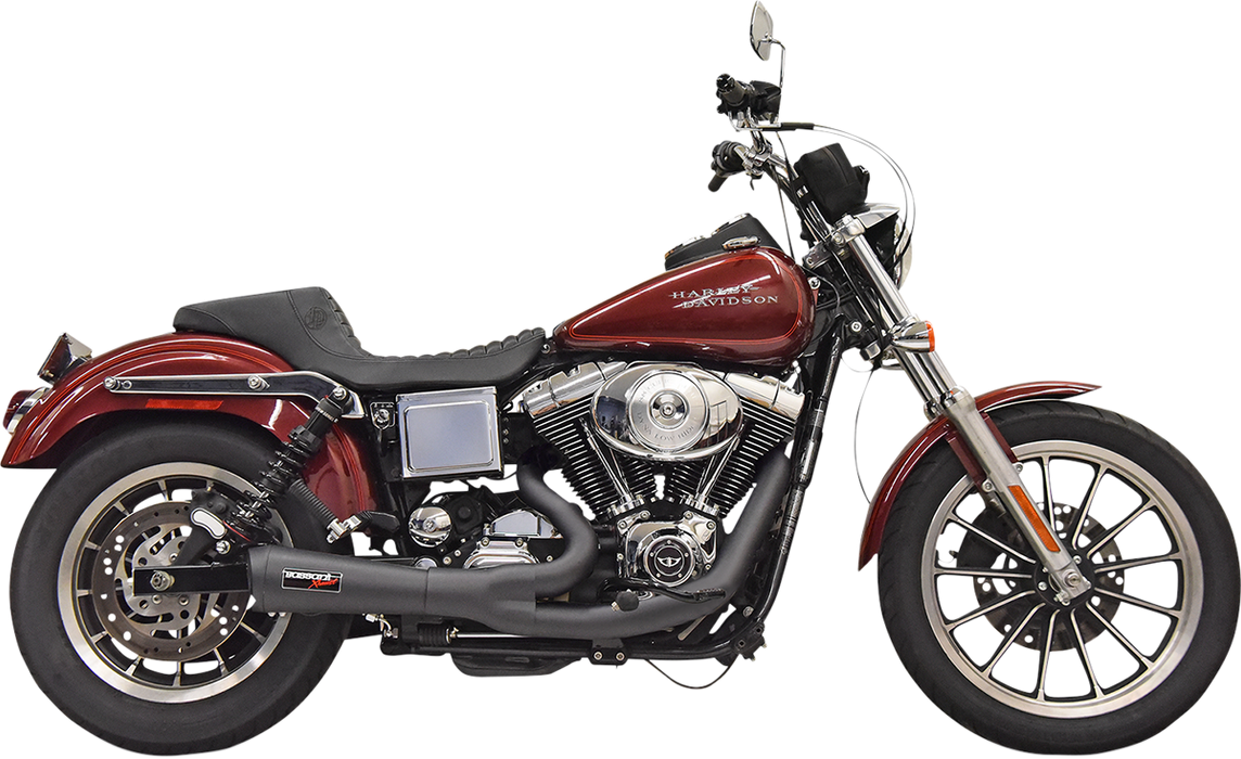 BASSANI XHAUST Ripper 2:1 Exhaust System - Black 1D5B