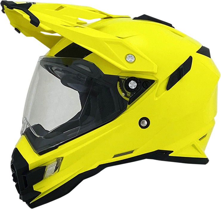 AFX FX-41DS Motorcycle Helmet - Hi-Vis Yellow - XL 0110-3776