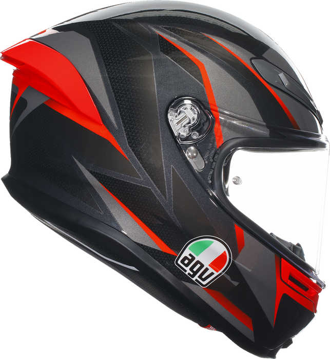 AGV K6 S Helmet - Slashcut - Black/Gray/Red - XL 2118395002014XL