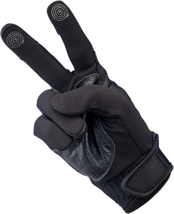 BILTWELL Baja Gloves - Black Out - 2XL 1508-0101-306