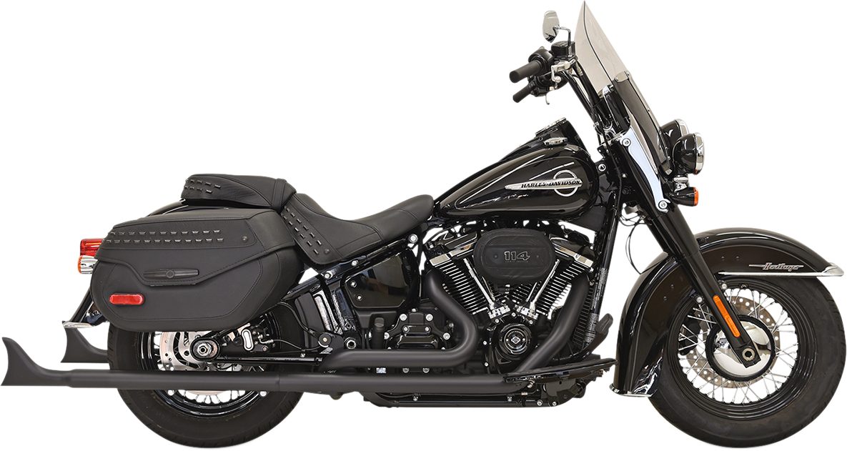 BASSANI XHAUST Fishtail Exhaust without Baffle - 33" 1S86EB33