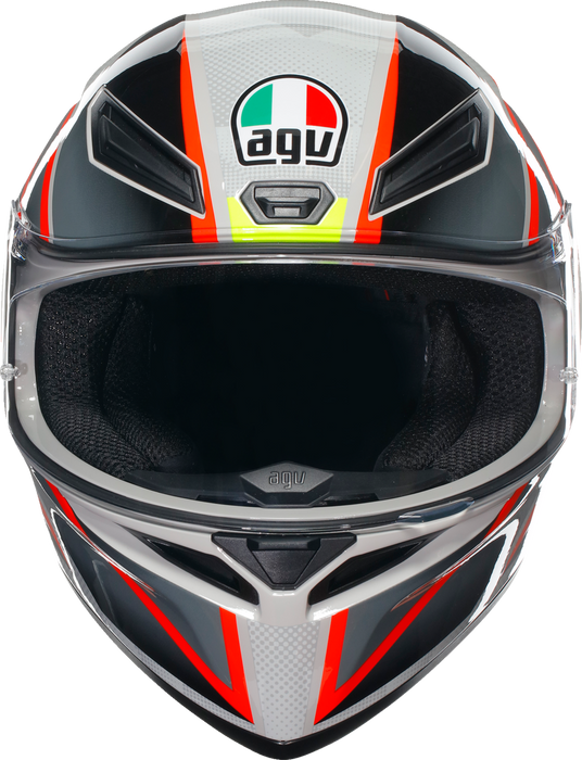 AGV K1 S Helmet - Blipper - Gray/Red - Medium 2118394003030M