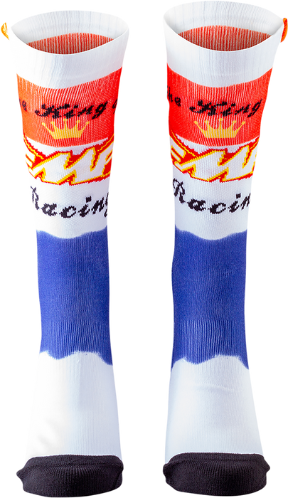 FMF King of Racing Socks - White - One Size HO20194907WHT 3431-0690