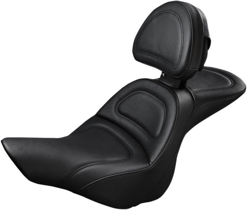 SADDLEMEN Explorer Seat - w/ Driver Backrest - FXSB '13-'17 813-27-030