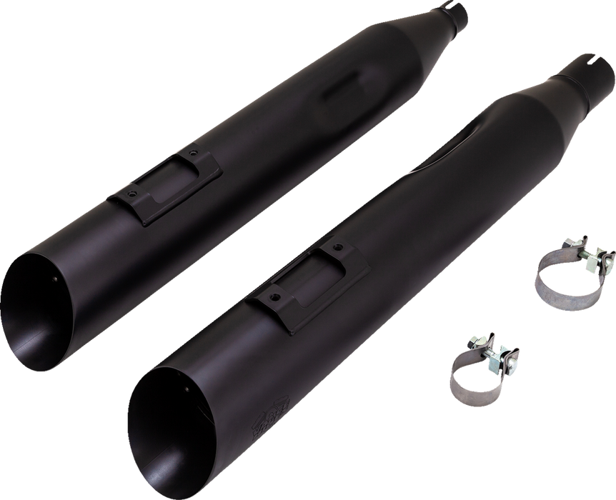 VANCE & HINES Blackslash 450 Slip-On Mufflers - Black 46764