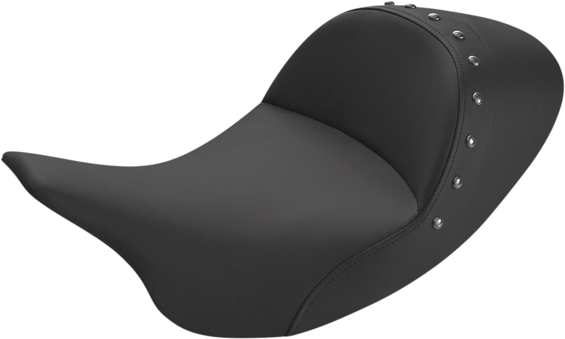 SADDLEMEN Solo Seat - Low - Studded - FL '08-'23 808-07B-0039L