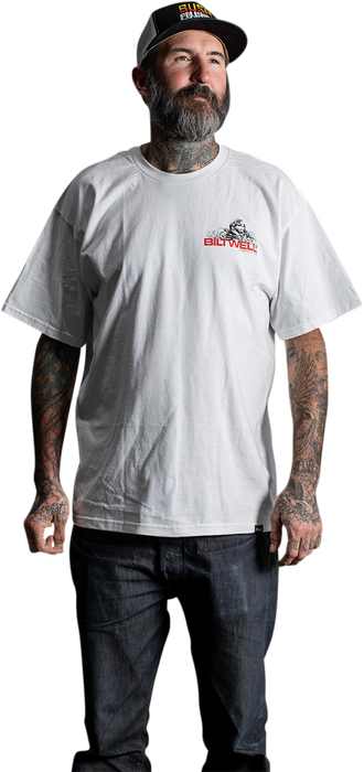 BILTWELL Spare Parts T-Shirt - White - XL 8101-054-005