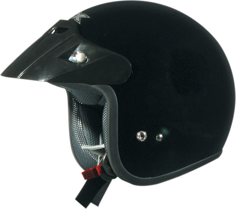 AFX FX-75 Motorcycle Helmet - Gloss Black - Large 0104-0074