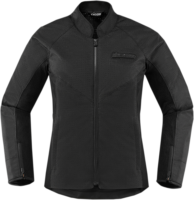 ICON Women's Hooligan Perf Jacket - Stealth - Large 2822-1332