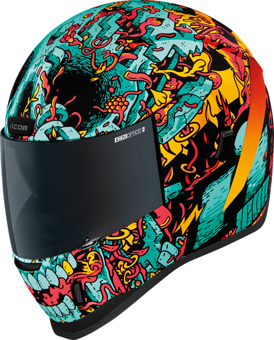 ICON Airform™ Motorcycle Helmet - Munchies - MIPS® - Blue - XS 10116967