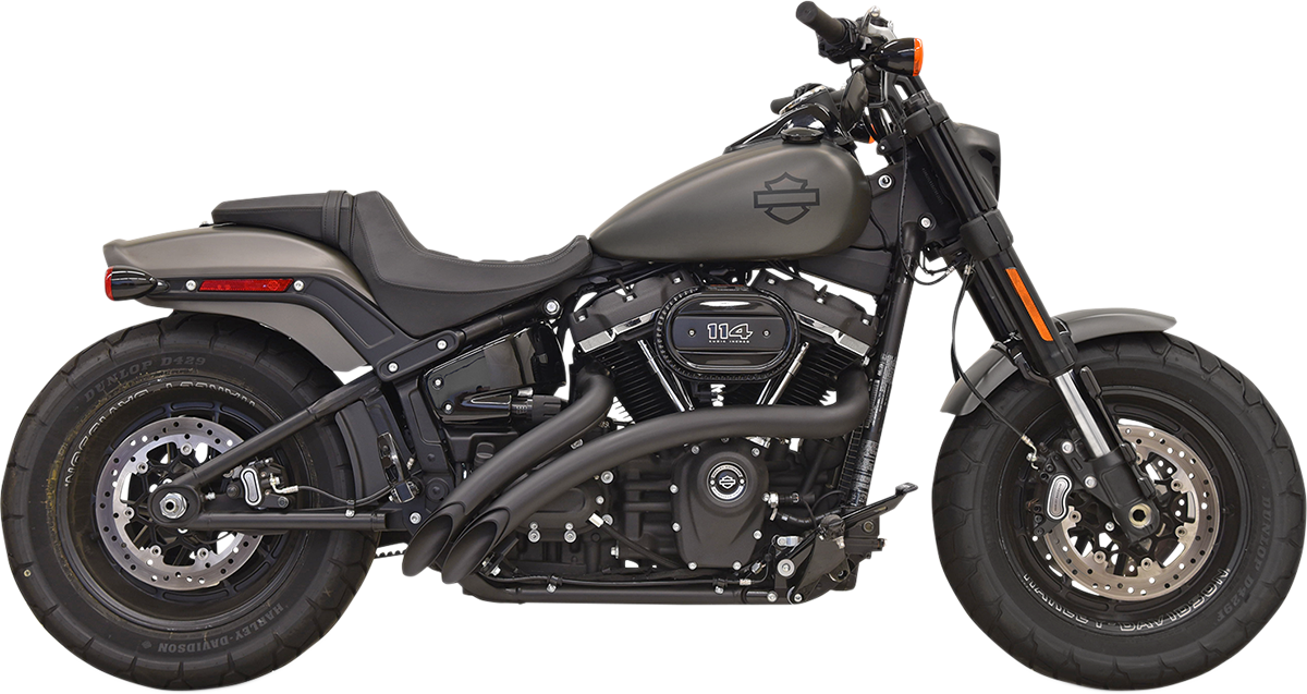 BASSANI XHAUST Radial Sweeper Exhaust - Black 1S21FB