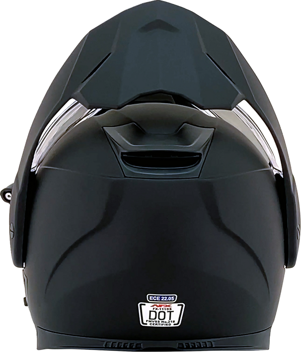 AFX FX-111DS Snow Motorcycle Helmet - Electric - Matte Black - XS 0120-0798