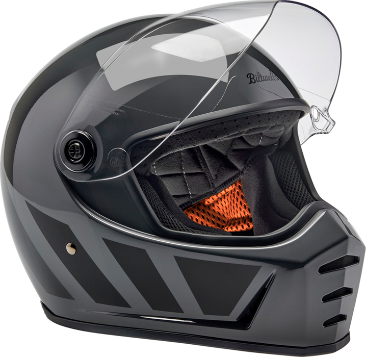 BILTWELL Lane Splitter Motorcycle Helmet - Storm Gray Inertia - XS 1004-569-501