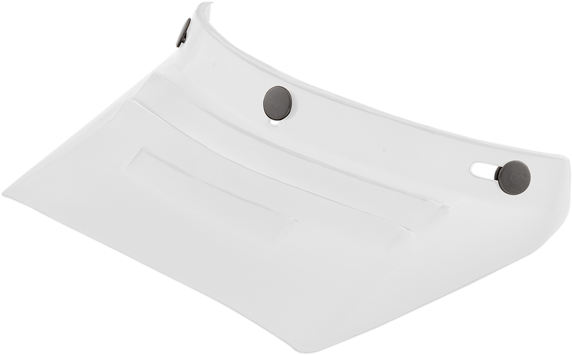 AFX Vintage 3-Snap Visor - 3-Vents - Gloss White 0132-1021