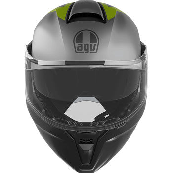 AGV Streetmodular Helmet - Resia - Matte Gray/Black/Yellow Fluo - XL 2118296002007XL