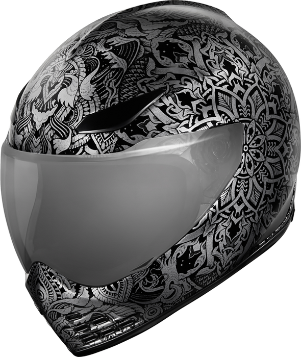 ICON Domain™ Motorcycle Helmet - Gravitas - Black - XS 0101-14958