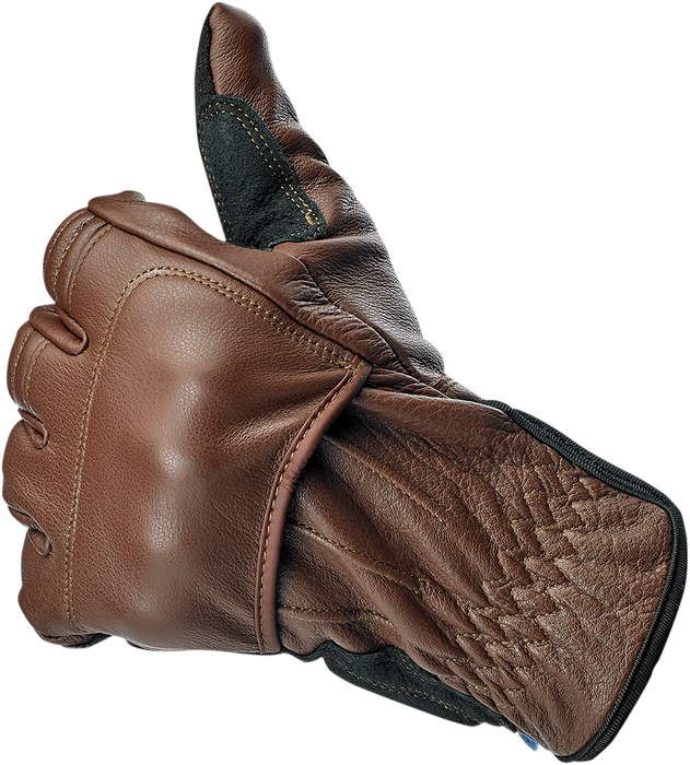 BILTWELL Belden Gloves - Chocolate/Black - Large 1505-0201-304