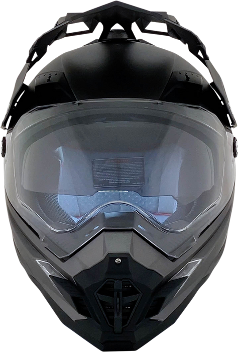 AFX FX-41DS Motorcycle Helmet - Frost Gray - 2XL 0110-3765