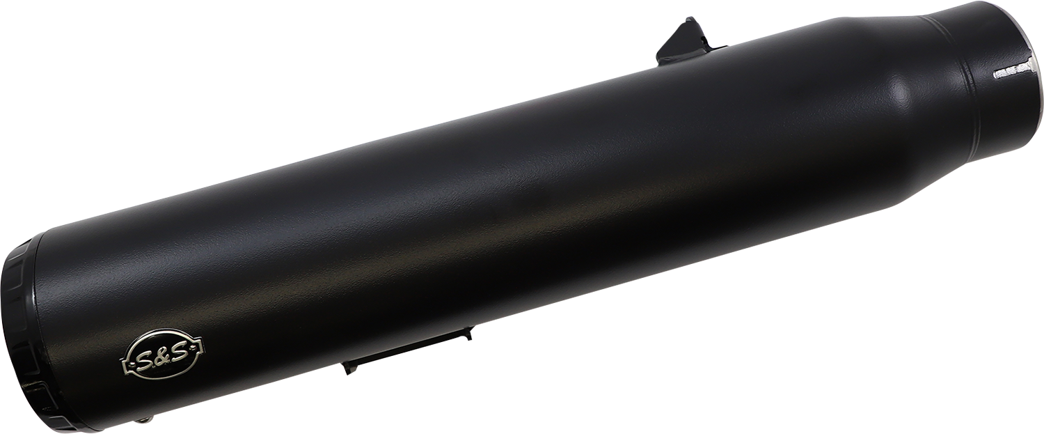 S&S CYCLE 4-1/2" Grand National Slip-On Muffler - Black 550-1074