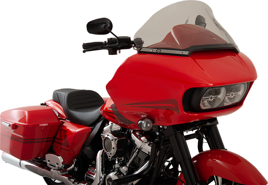 KLOCK WERKS Flare™ Windshield - 12" - Tinted - FLTR KWW-01-0327