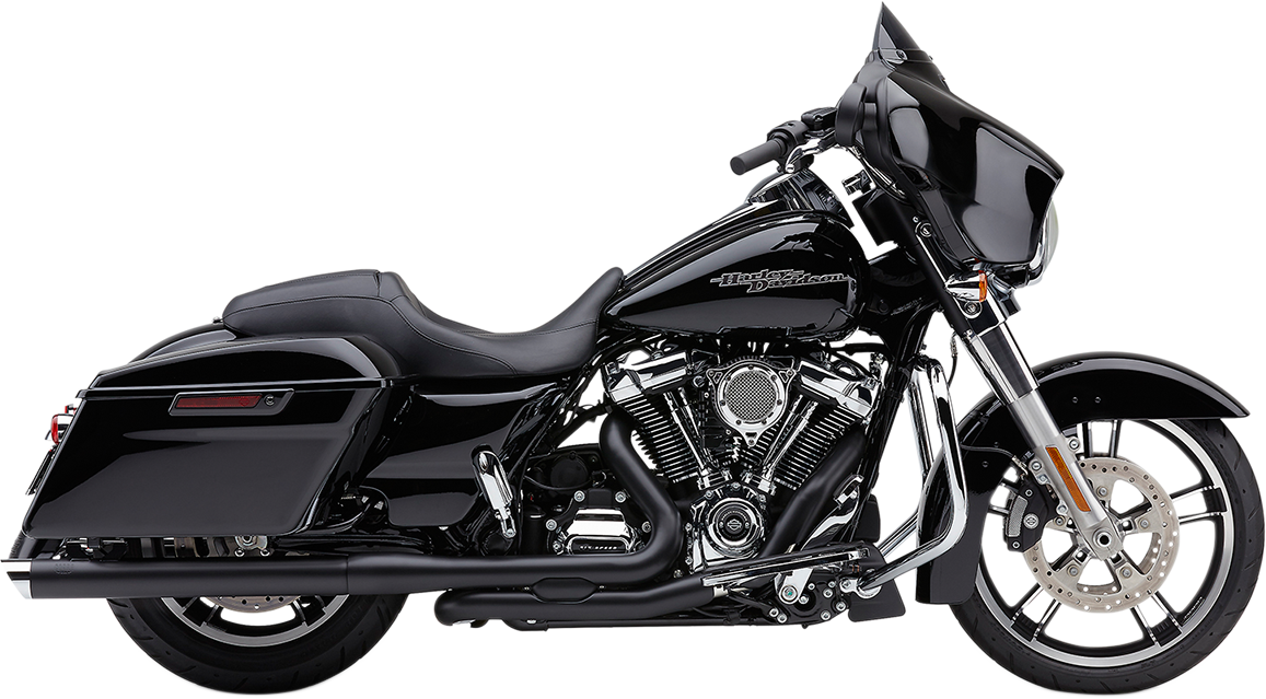 COBRA 3" Mufflers - Black - '17-'20 Bagger 6021RB