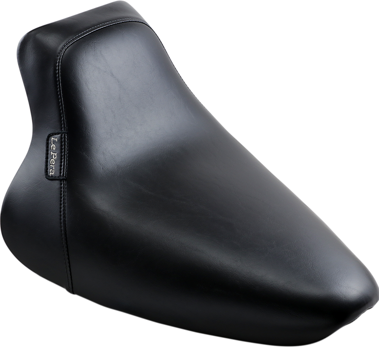 LE PERA Bare Bones Solo Seat - Smooth - Black - Softail LGX-007