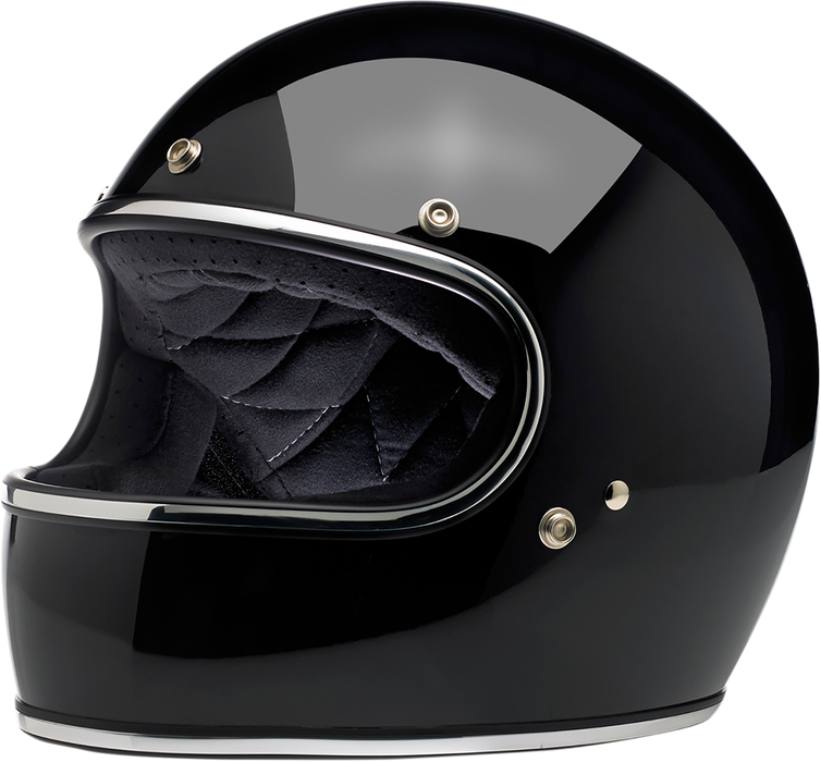 BILTWELL Gringo Motorcycle Helmet - Gloss Black - XS 1002-101-101