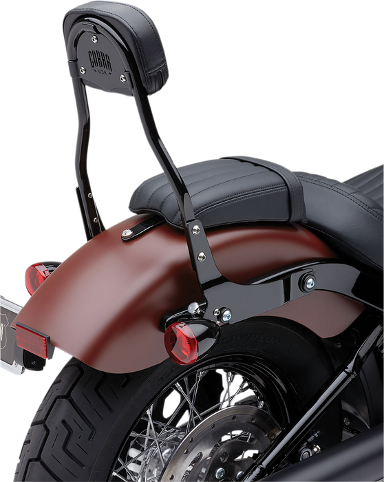 COBRA Backrest Kit - 14" - Black - Softail 602-2006B