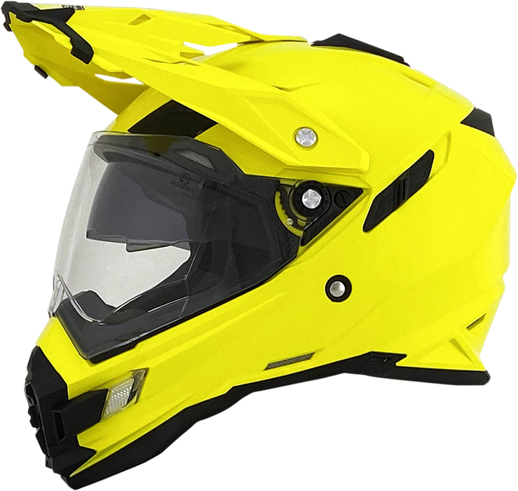 AFX FX-41DS Motorcycle Helmet - Hi-Vis Yellow - Large 0110-3775