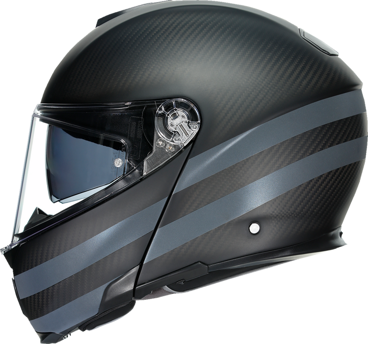 AGV SportModular Helmet - Dark Refractive - Carbon/Black - Large 211201O2IY01414