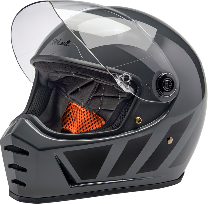 BILTWELL Lane Splitter Motorcycle Helmet - Storm Gray Inertia - XS 1004-569-501