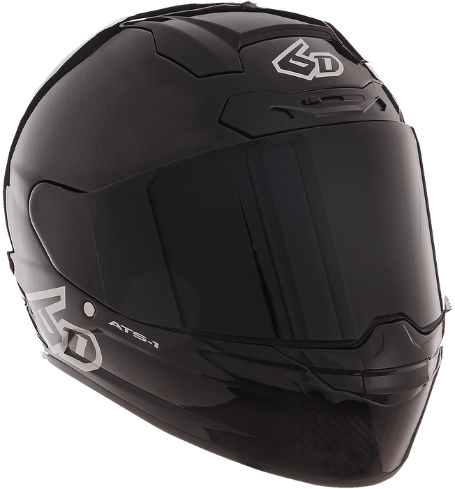 6D ATS-1R Motorcycle Helmet - Gloss Black - Large 30-0907