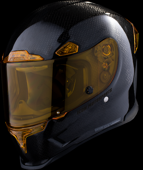 ICON Airframe Pro™ Motorcycle Helmet - Carbon 4Tress - Yellow - XS 0101-16659