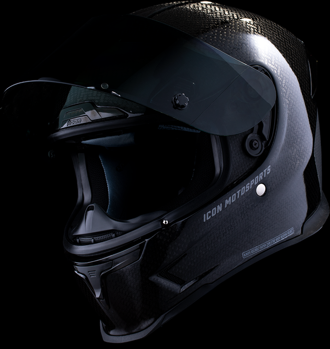 ICON Airframe Pro™ Motorcycle Helmet - Carbon 4Tress - Black - Small 0101-16653