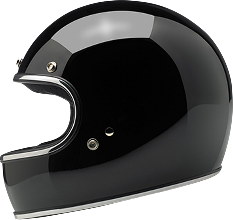 BILTWELL Gringo Motorcycle Helmet - Gloss Black - Medium 1002-101-103